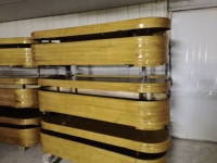 Cercueil en bois de Paulownia massif de style européen, léger, pour adulte, personnalisable en usine, fournitures funéraires OEM