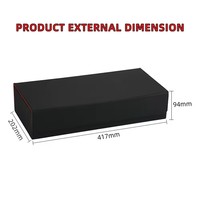 550 + Card Deck Box Square PU Leather Gaming Storage Case Injection Technics Carton Trading Card Storage Deck Box