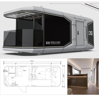 Cabine portable Apple à prix d'usine, cabine capsule de haute qualité, maisons faciles à construire pour le camping et le tourisme