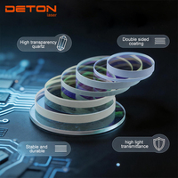 Verre de protection laser optique DETON, pièce de rechange anti-poussière et anti-éclaboussures pour équipement laser à fibre industrielle