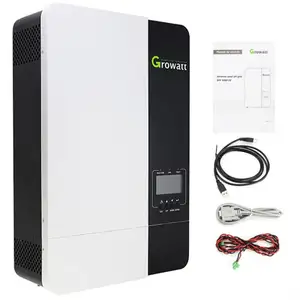 24v Single Phase 3000w 5000w Spf 5000es Growatt Inversor Spf 5000 Es 5kw Off Grid Solar Inverter