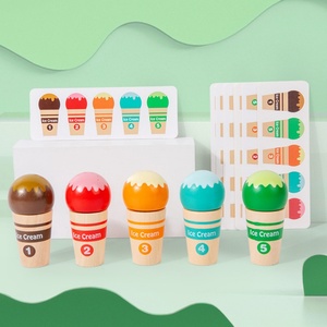 Jeu de blocs de puzzle géométriques 3D en bois Montessori Macaron Russie pour bébés, jouets éducatifs pour garçons et filles - Product Image 6