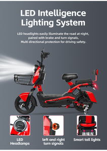 Scooter Eléctrico de 350W - Batería de Plomo-Ácido de 48V 20Ah, Neumático de 14 Pulgadas, Freno de Disco, Marco de Acero al Carbono, Carga Máxima de 150 kg - Product Image 4