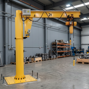 Grue à flèche pivotante montée au sol de 5 tonnes avec rotation à 180° ° /360 °   Rotation - Product Image 1