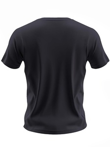 T-shirt Homme Grande Taille LincoLn Crinkle à Imprimé Numérique Lettres Tendance, Respirant, Séchage Rapide, Coupe Ample - Product Image 6