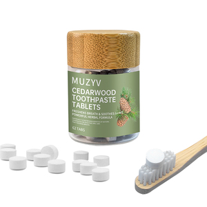 OEM Cedarwood compresse dentifricio masticabile a base di erbe dentifricio naturale con idrossiapatite Premium cura orale - Product Image 1