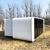 Conception coulissante de cabine à structure en acier Apple pour panneau sandwich durable pour appartement, bureau ou cour et matériau de conteneur