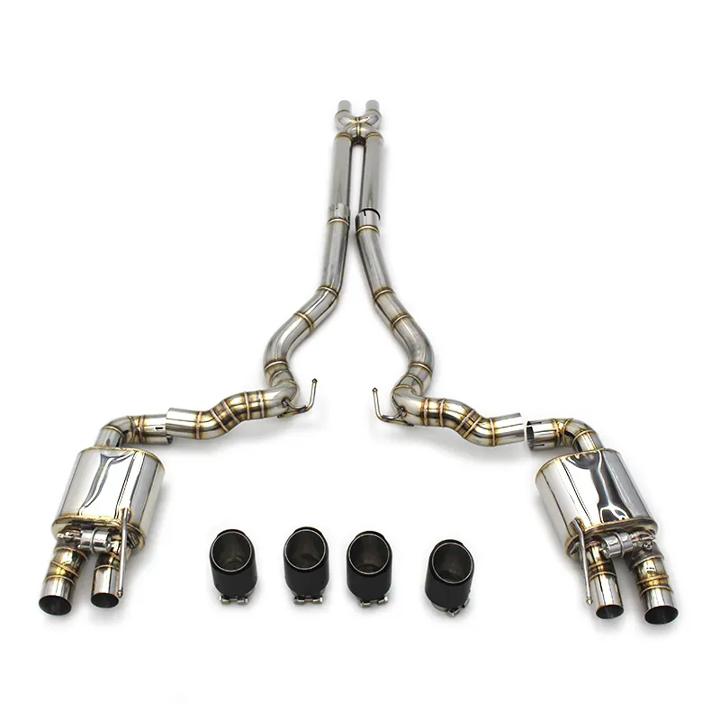 Catback Exhaust For Ford Mustang 5.0L 2011-2019 Stainless Steel Car Exhaust System Exhaust Pipe escape