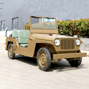 Vehículo Eléctrico Clásico de Turismo con Cabina Abierta, Todoterreno, 4 Ruedas, Color Personalizado, 5 Pasajeros, 2 Años de Garantía, Tema de Guerra de Neumáticos - Product Image 1