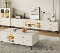 Meuble TV en bois, design français, moderne et simple, pour salon, nouvelle arrivée, petit appartement, table basse, meuble REMA