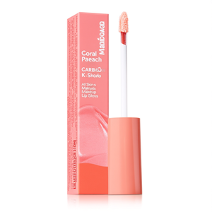 Sérum pour les lèvres Manu Glow Jelly, couleur corail pêche, formule K-Beauty, pour tous types de peaux, gloss à lèvres - Product Image 2