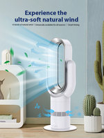 Ventilateur moderne sans pales avec télécommande pour usage domestique dans la chambre à coucher et le garage avec fonctionnement silencieux et moteur en cuivre