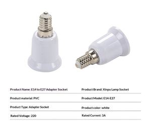 <span class=keywords><strong>Adaptateur</strong></span> de douille de lampe de conversion <span class=keywords><strong>B22</strong></span> à E27 avec base à vis pour utilisation en intérieur 220V - Product Image 5