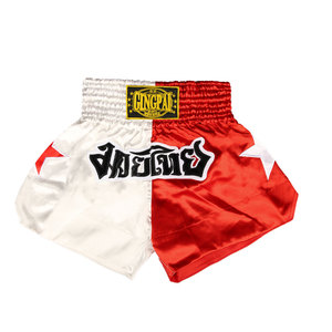 Ensemble de vêtements de boxe unisexe 100 % polyester, satin coloré extensible, durable, respirant, séchage rapide, logo avant, combat en cage - Product Image 5