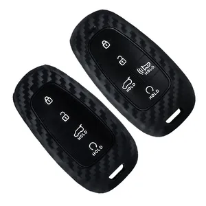 Étui à clés en silicone pour Hyundai Palisade 2023 Tucson <span class=keywords><strong>Santa</strong></span> <span class=keywords><strong>Fe</strong></span> 2021 <span class=keywords><strong>2022</strong></span> Atos Solaris <span class=keywords><strong>Prime</strong></span> Nexo Sonata Staria Ioniq - Product Image 5