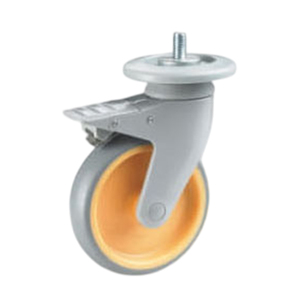 Venta Directa de Fábrica: Ruedas Giratorias Médicas para Hospital con Freno, Rodamiento Simple de Alta Calidad, Capacidad de Carga de 70kg/80kg, 100mm/125mm - Product Image 1
