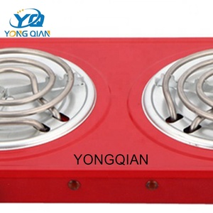 YONGQIAN 2000W Double <strong>Electric</strong> Stove 2 Burner Hot Plate <strong>Portable</strong> Countertop <strong>Cooker</strong> with Coil Heating Element - Product Image 3