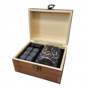Top vente coffret cadeau de luxe personnalisé verre à whisky et pierres glaçon granit pierres à whisky - Product Image 5