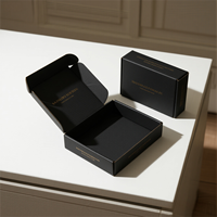Boîte d'emballage en carton ondulé moderne au design gratuit, logo personnalisé, boîtes télescopiques pour chaussettes ou livraison de cadeaux