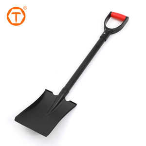 Herramientas de Jardinería Profesionales, Pala Agrícola, Pala de Punta Cuadrada con Mango de Acero - Product Image 1