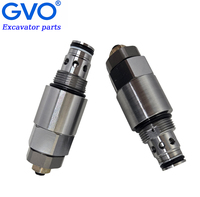 Vanne de sécurité auxiliaire 2420-1220 2125-1226, vanne de décharge de pression, vanne de sécurité hydraulique, vanne de commande DH150-7 SH120A3 pour excavatrice
