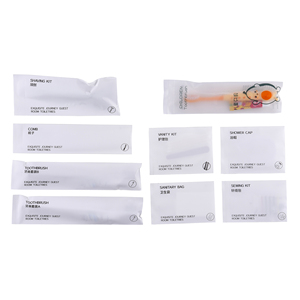 Fournitures d'hôtel personnalisées à bas prix Achat unique Brosse à dents et dentifrice Commodités de chambre d'hôtel - Product Image 5