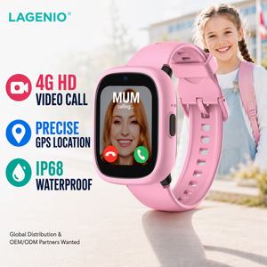 LAGENIO <span class=keywords><strong>Orologio</strong></span> GPS per Bambini in Offerta, con SIM 4G, LBS, WIFI, AGPS, Tracker ACC, Funzione SOS, Certificato CE FCC, Smartwatch per Bambini - Product Image 1
