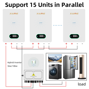 Low Voltage Solar Battery | 2.5kWh 5kWh 7.5kWh Wall-Mounted Home <b>Energy</b> <b>Storage</b> with 100Ah IP20 - Product Image 5