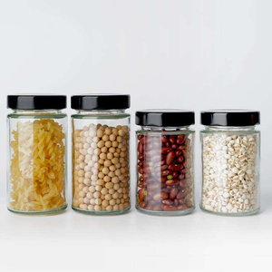 Nhà Máy Bán 100Ml 200Ml Thủy Tinh Sâu Miệng Trà Cà Phê Suger Lọ Thủy Tinh Với Tinplate Cap - Product Image 1