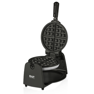 RAF 360 Rotation Professional Bread <b>Waffle</b> Makers 1200w Non-stick Coating Home Use Maker <b>Machine</b> <b>Waffle</b> Makers Sandwich Maker Th - Product Image 1