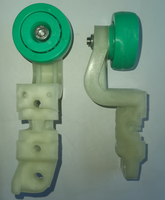 Roue en nylon de haute qualité T-rail transformation de volaille abattage de poulet support suspendu poulie chariot de convoyeur aérien