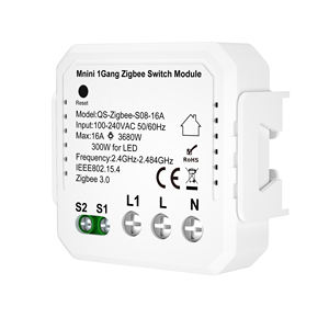 Módulo de Interruptor Inteligente Estándar de la UE, Corriente 16A, Voltaje 100-240V, Control Mediante la Aplicación Tuya Smart - Product Image 1