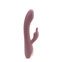Dual Head Adult Dildo Silikon Sexspielzeug Slap Stimulation Vaginal Leistungs starke Clit Pussy Vagina Vibrierender Kaninchen Vibrator Mastur bator