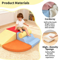 Ensemble de blocs d'escalade en mousse souple pour tout-petits, jouets de construction en éponge pour enfants, équipement de jeu sensoriel intérieur pour la maternelle