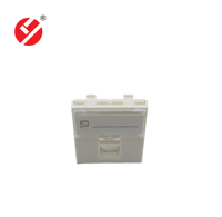 LIYUAN LY-FP65 Single Gang Blank Wand platte Telecom Teile STP/UTP/CAT6 Frontplatte Sockel Einsatz Jack Plug Panel Abdeckung