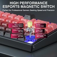 Teclado Aula Hero68 HE de 68 Teclas, Conexión de Alta Velocidad, Anti-Ghosting, Resistente al Aceite, Accesorios para Juegos Competitivos
