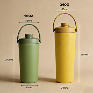 Botella Deportiva para Gimnasio al Aire Libre, Combo de Termo de Acero Inoxidable 304 de Doble Pared, Ligero, Aislado, Libre de BPA, a Prueba de Fugas - Product Image 1