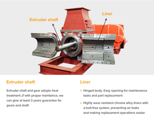 Máquina Profesional para Fabricar Bloques Huecos JKR <span class=keywords><strong>45</strong></span>, Extrusora de Ladrillos de Arcilla al Vacío, Caja de Engranajes con Rodamientos de Larga Duración - Product Image 6
