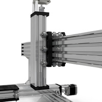 Kit de châssis pour machine de découpe laser à fibre OEM, poutre de portique en aluminium et structure de base de machine en acier soudé, service de tôlerie CNC
