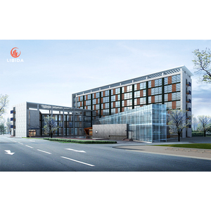 Giá rẻ công nghiệp đúc sẵn Tùy chỉnh kết cấu thép kho kim loại khung máy bay trực thăng máy bay Kết Cấu Thép máy bay hangar - Product Image 5