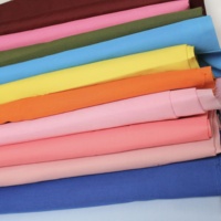 Tissu Popeline Teint TC 45*45/96*72 Uni 80% Polyester 20% Coton à Prix Compétitif pour Doublure de Poches de Jeans