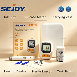 SEJOY sin codificación portátil al por mayor medidores digitales de <span class=keywords><strong>glucosa</strong></span> en sangre monitores - Product Image 5