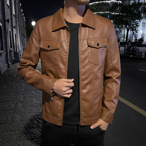 <span class=keywords><strong>Veste</strong></span> <span class=keywords><strong>en</strong></span> <span class=keywords><strong>cuir</strong></span> PU pour homme, noire, <span class=keywords><strong>en</strong></span> similicuir souple, style motard, manteau <span class=keywords><strong>en</strong></span> <span class=keywords><strong>cuir</strong></span> tendance, <span class=keywords><strong>veste</strong></span> bomber pour homme avec poches - Product Image 2
