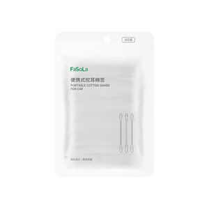 FaSoLa Portable Cotton Swabs For Ear 100 Pieces Double-Ended Design - Product Image 1