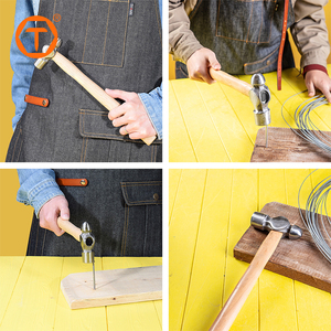 1lb 2lb 3lb Ball Peen Pein <strong>Pin</strong> Steel <strong>Hammer</strong> with Wooden Handle - Product Image 3