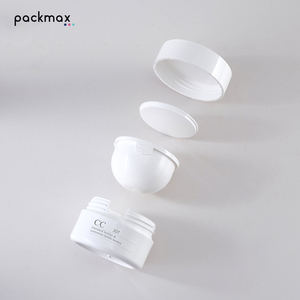 Pot à double paroi en PP à large ouverture 30g/50g avec pot intérieur rechargeable – pot à crème pour les yeux et le visage, rechargeable - Product Image 3