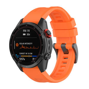 Correa de reloj de silicona de liberación rápida para <span class=keywords><strong>Garmin</strong></span> Quatix7 Pro <span class=keywords><strong>Fenix</strong></span> <span class=keywords><strong>7S</strong></span>/7/7X, 20mm, 22mm, 26mm - Product Image 3