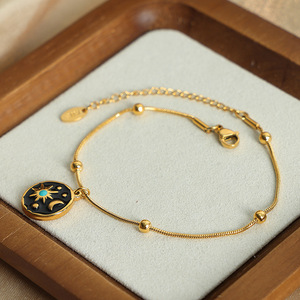 Unieke Valentijnsdag Cadeau Roestvrij Staal Ketting Hanger Vrouwen Sieraden Elegante Bedelarmbanden Voor Paar Afstand Maan En Zon - Product Image 4