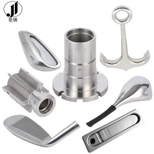 Juzhu metallo fonderia di ferro personalizzato investimento di precisione titanio acciaio inossidabile zinco pressofusione parti in alluminio