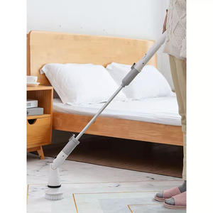 Alat pembersih Ultrasound 2 in 1, pegangan panjang dapat dilepas alat pembersih sikat Toilet barang berguna untuk rumah plastik tangan IPX5 - Product Image 4